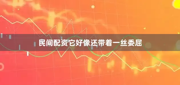 民间配资它好像还带着一丝委屈