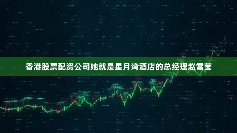 香港股票配资公司她就是星月湾酒店的总经理赵雪莹